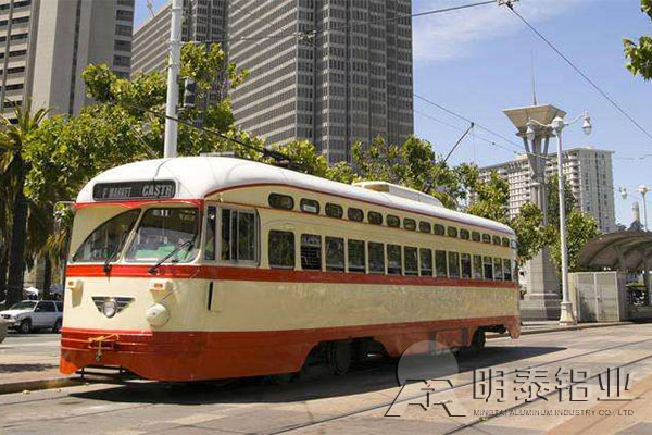 明泰鋁業6061鋁板用于電車